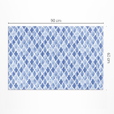 Teppich auf pvc Mediterrane Mosaik-Aquarellfliesen