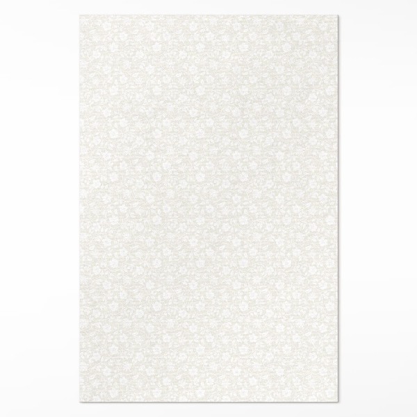 Pvc teppich Feine zarte Feldblumen im Boho-Stil