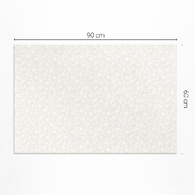 Pvc teppich Feine zarte Feldblumen im Boho-Stil