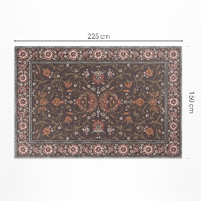 Vinyl teppich Klassische ornamentale Blumen