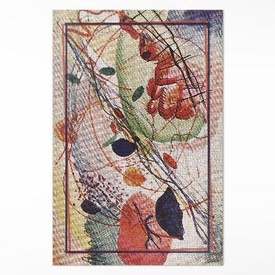 Vinyl teppich läufer Koloriertes Aquarell von Wassily Kandinsky