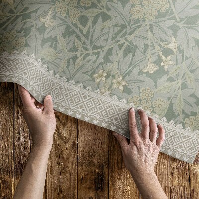 Vinyl teppich läufer Illustration eines Jasmins von William Morris