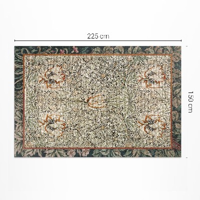 Teppich pvc Geißblatt William Morris