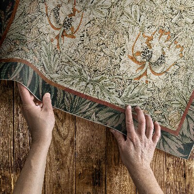 Teppich pvc Geißblatt William Morris