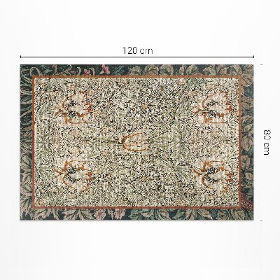 Teppich pvc Geißblatt William Morris