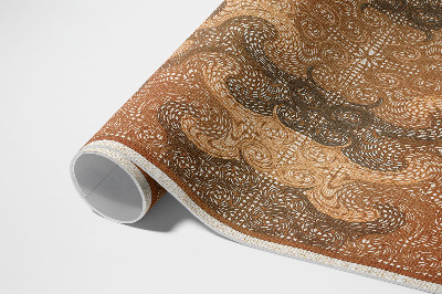 Teppich auf pvc Dekorative Wirbel orientalisches Muster