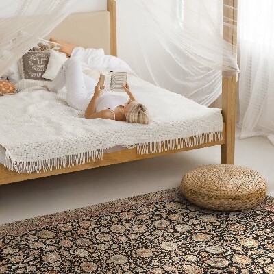Vinyl teppich Vintage Pfingstrosen im alten Stil