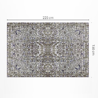Pvc teppich Grafik Linear Vintage Grau