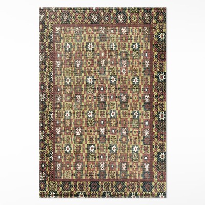 Teppich auf pvc Vintage Etno farbiges Vintage Mosaik