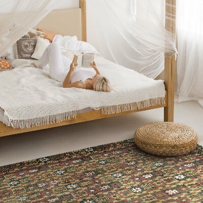 Teppich auf pvc Vintage Etno farbiges Vintage Mosaik