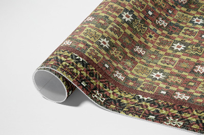 Teppich auf pvc Vintage Etno farbiges Vintage Mosaik