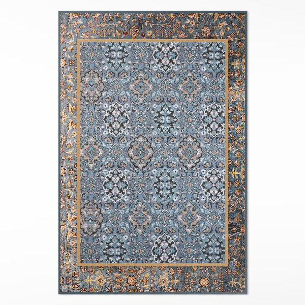 Teppich auf pvc Ethnisches Mosaik im Vintage-Stil mit Ornamenten