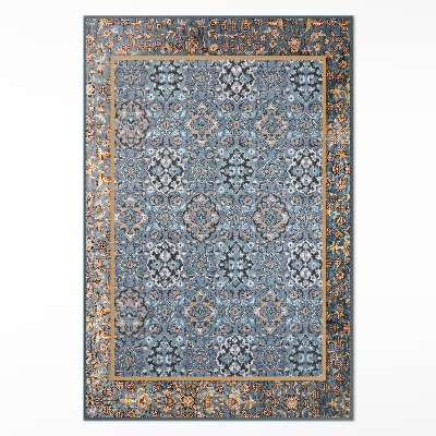 Teppich auf pvc Ethnisches Mosaik im Vintage-Stil mit Ornamenten