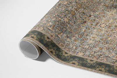Vinyl teppich Vintage Blumenmuster getragene Textur