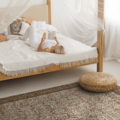 Teppich pvc Ornamentales Mosaikmuster im Vintage-Stil