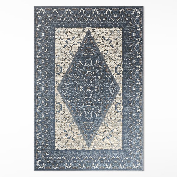 Teppich auf pvc Arabische Ombre vintage ornamental Muster