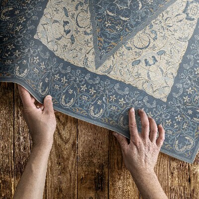 Teppich auf pvc Arabische Ombre vintage ornamental Muster