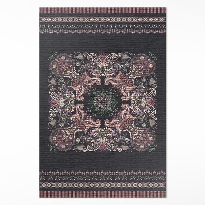 Vinyl teppich läufer Stilvolles ornamentales florales Muster