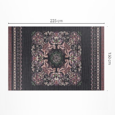 Vinyl teppich läufer Stilvolles ornamentales florales Muster