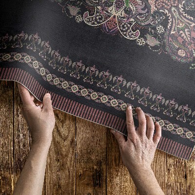 Vinyl teppich läufer Stilvolles ornamentales florales Muster