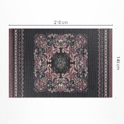 Vinyl teppich läufer Stilvolles ornamentales florales Muster