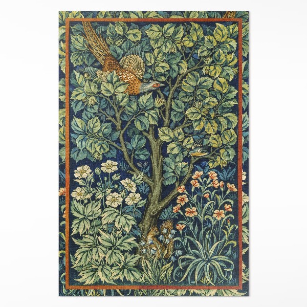 Teppich pvc William Morris und John Henry Gartenmuster