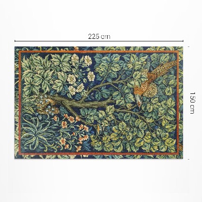 Teppich pvc William Morris und John Henry Gartenmuster