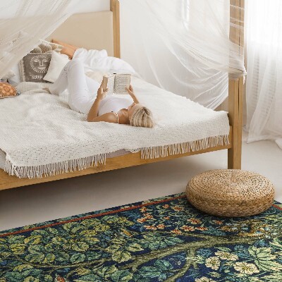 Teppich pvc William Morris und John Henry Gartenmuster