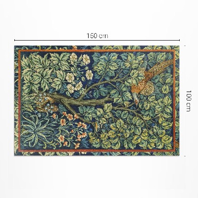 Teppich pvc William Morris und John Henry Gartenmuster