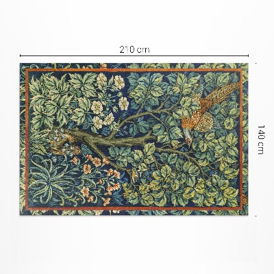 Teppich pvc William Morris und John Henry Gartenmuster