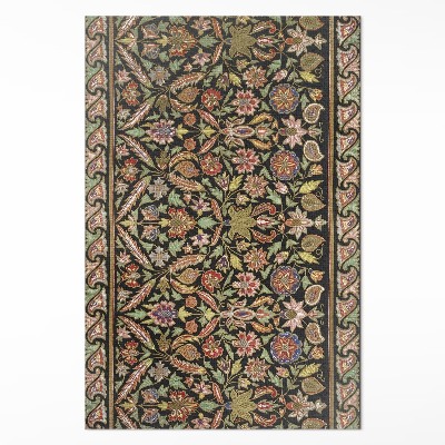 Vinyl teppich Antikes florales Muster im Vintage-Stil