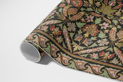 Vinyl teppich Antikes florales Muster im Vintage-Stil