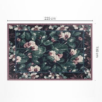 Pvc teppich Albert Racinet florales Muster