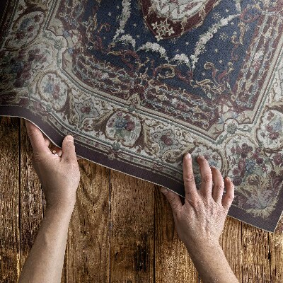 Vinyl teppich läufer Antikes ornamentales Muster im alten Stil