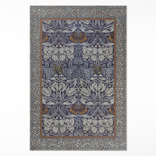 Pvc teppich Ornamentale Pflanzenmotive Vintage-Muster