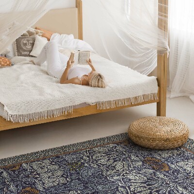 Pvc teppich Ornamentale Pflanzenmotive Vintage-Muster