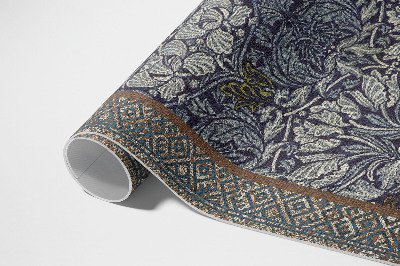 Pvc teppich Ornamentale Pflanzenmotive Vintage-Muster