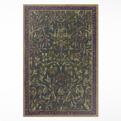 Teppich pvc William Morris Blumengarten
