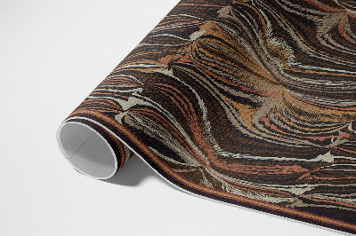 Vinyl teppich Abstrakte Formen Nachahmung Vintage-Stoff