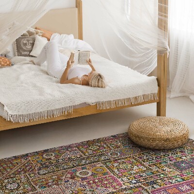 Vinyl teppich Patchwork ethnisches Retro-Muster