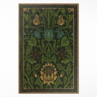 Pvc teppich William-Morris-Blumenmotive