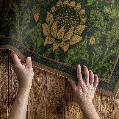 Pvc teppich William-Morris-Blumenmotive