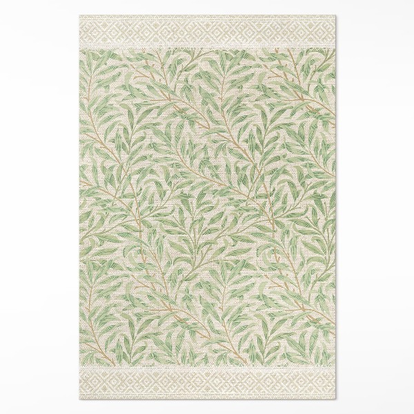 Teppich pvc Vintage Blatt Illustration William Morris