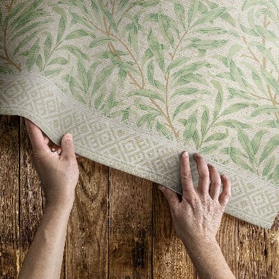 Teppich pvc Vintage Blatt Illustration William Morris