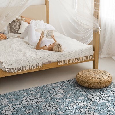 Teppich auf pvc Tulpe William Morris