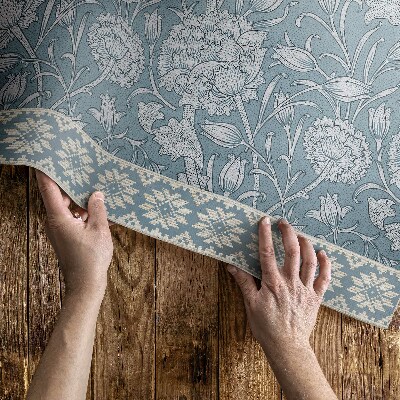 Teppich auf pvc Tulpe William Morris