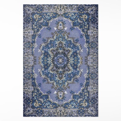 Vinyl teppich läufer Traditionelles nahöstliches Blau