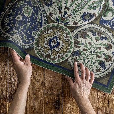 Vinyl teppich läufer Gemusterte Kreise von Albert Racinet