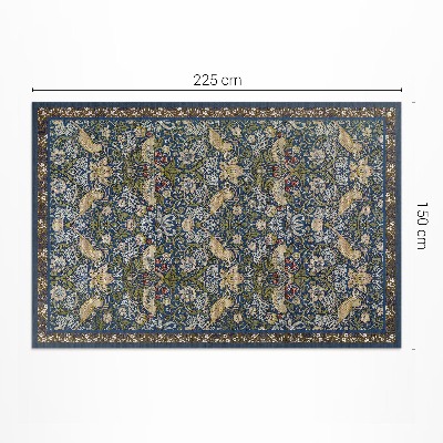 Teppich pvc William Morris Erdbeerdieb