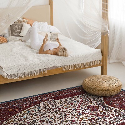 Teppich auf pvc Ornamentales Muster mit Details